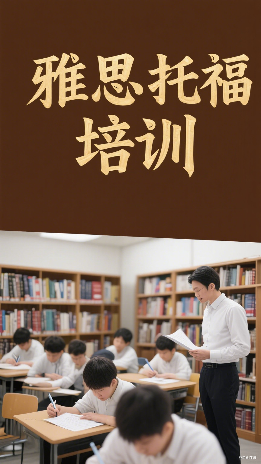 雅思考试海报